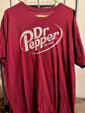 Dr Pepper Est. 1885 Maroon Graphic Tee XL